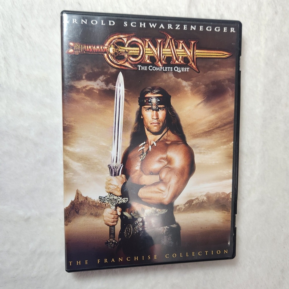Conan The Complete Quest DVD Franchise Collection Arnold Schwarzenegger 2-Movie